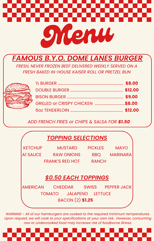 menu specials