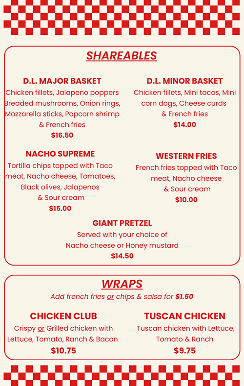menu specials